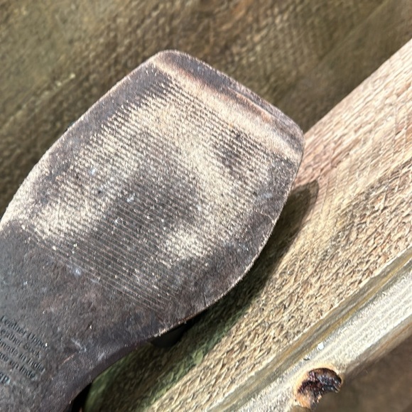 JEFFREY CAMPBELL Costello BLACK LEATHER SLIDES SIZE 8/39 - Picture 8 of 9